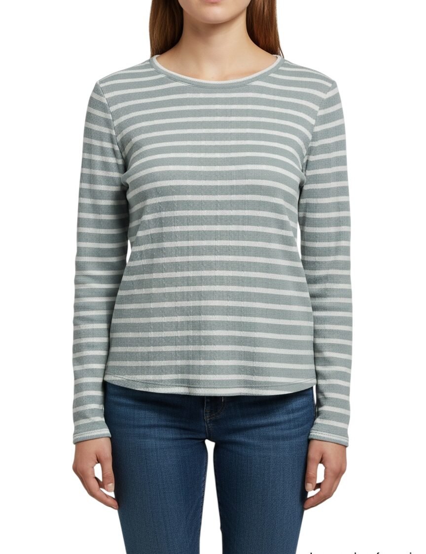 Camiseta Rayas Verdes CROFT & BARROW