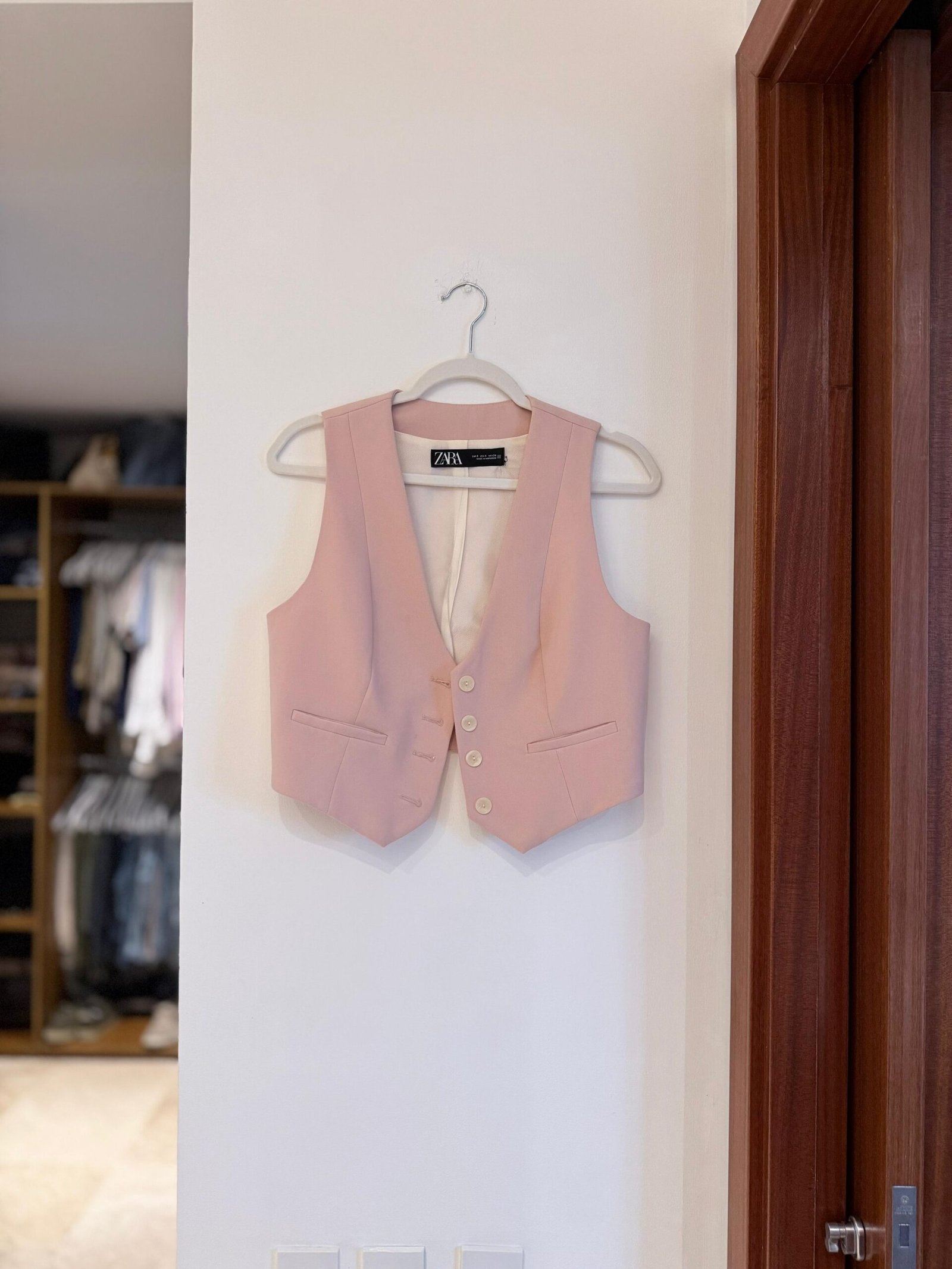 Chaleco rosa ZARA - Imagen 2