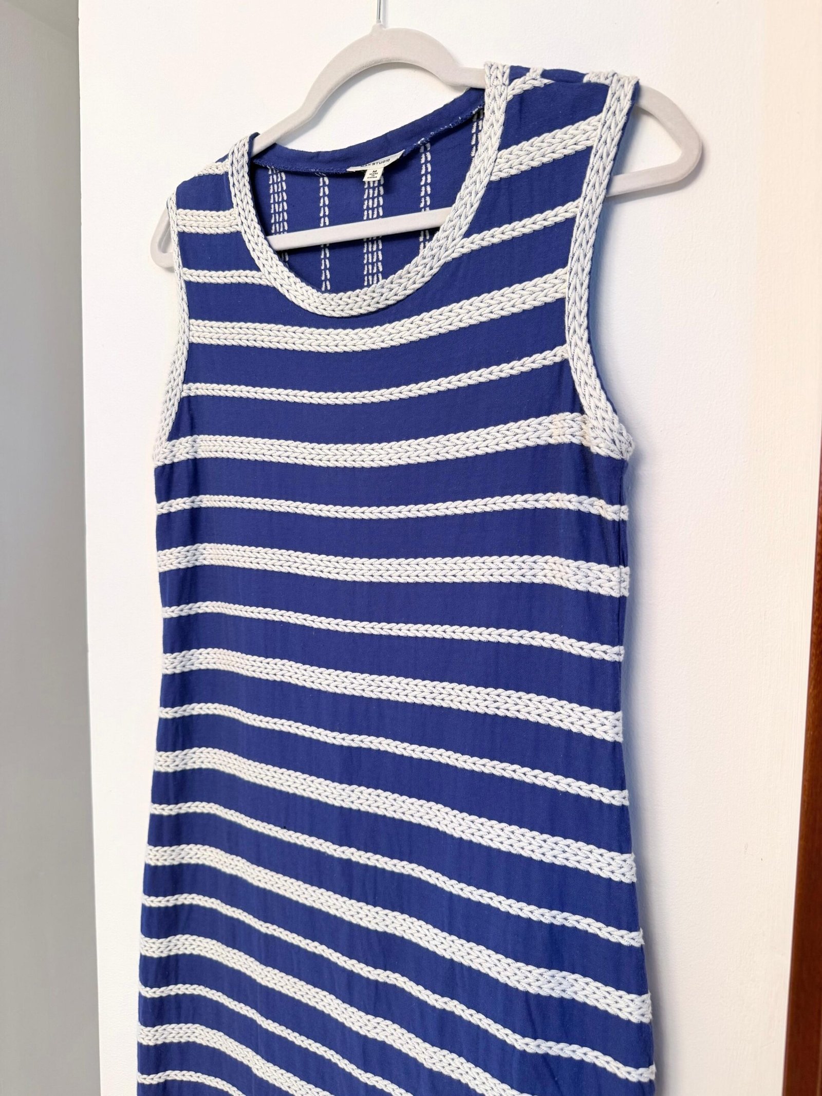 Vestido Rayado Azul MAX STUDIO - Imagen 3