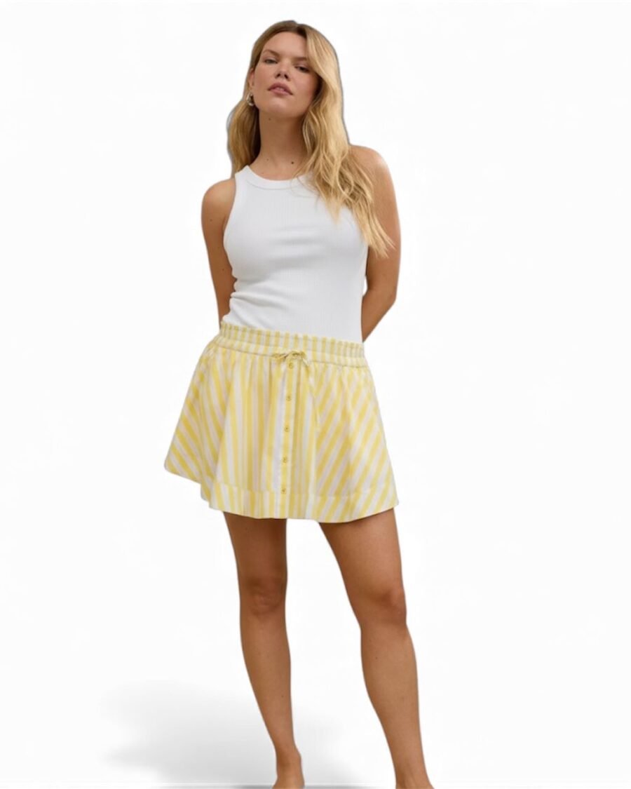 Falda amarilla AERIE