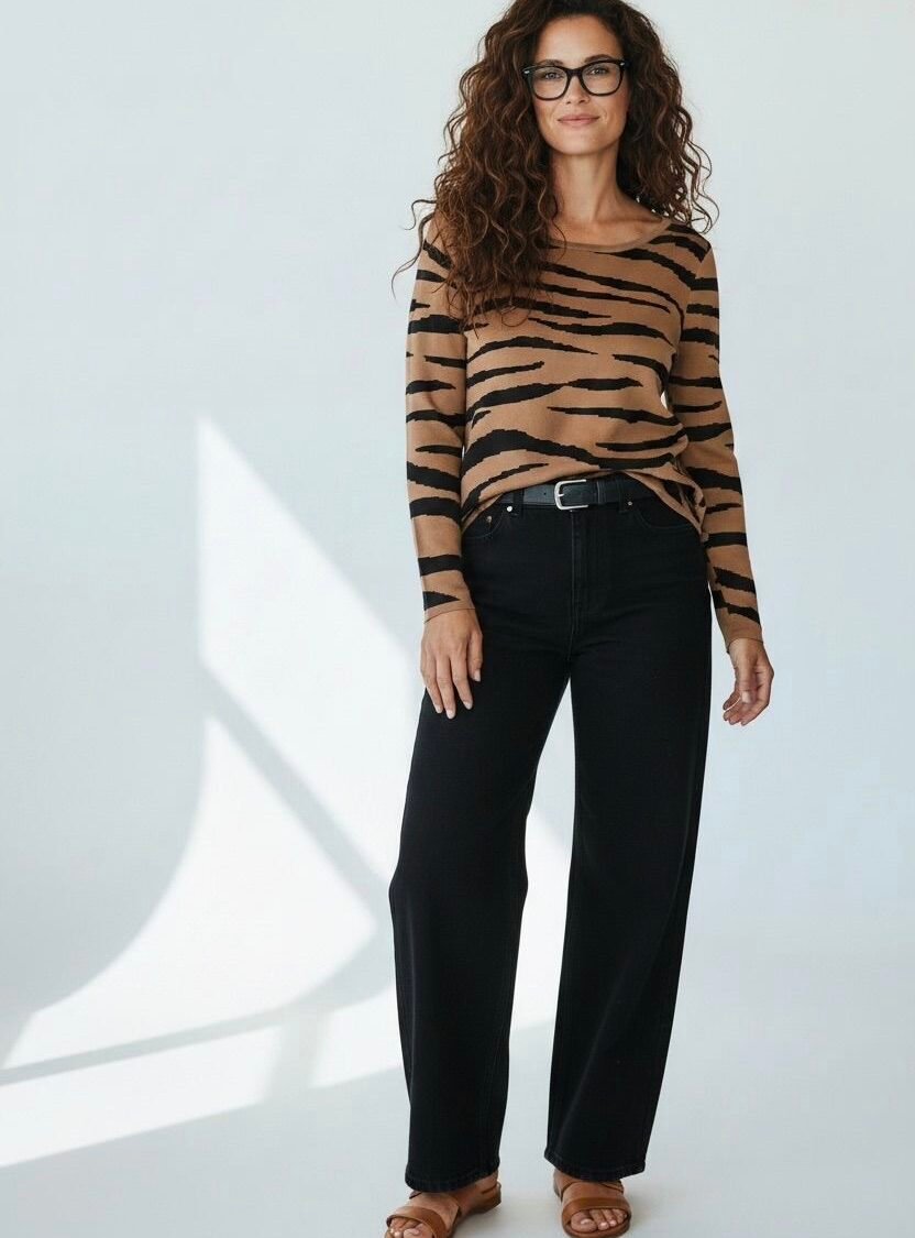 Blusa Animal Print CHICO’S