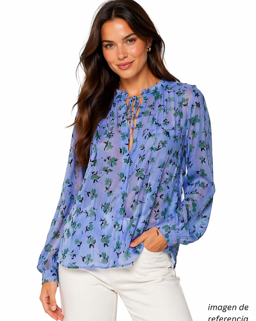 Blusa Floral Elegante ANN TAYLOR