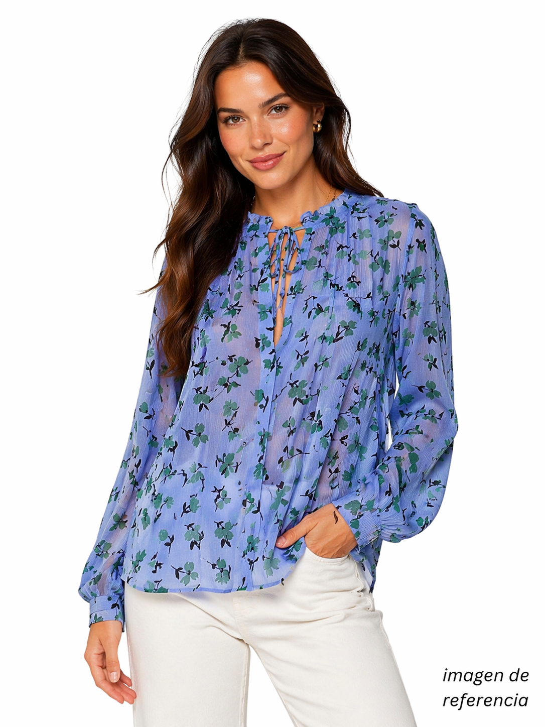 Blusa Floral Elegante ANN TAYLOR