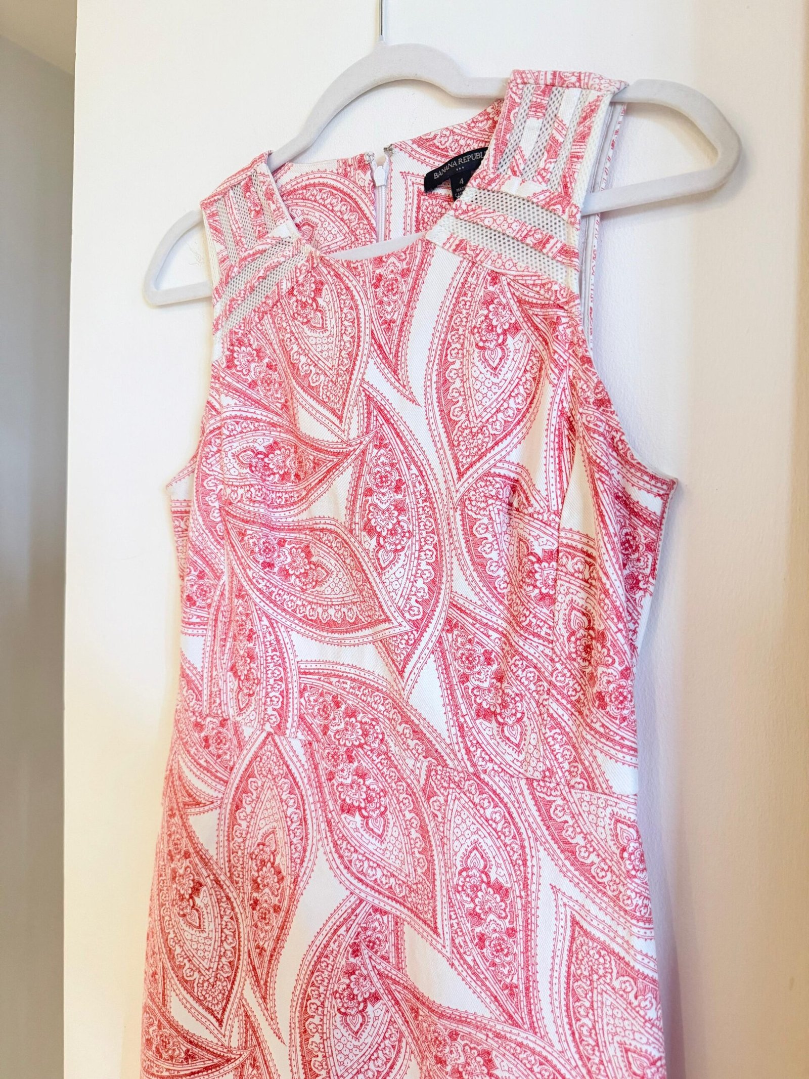 Vestido Estampado Paisley BANANA REPUBLIC - Imagen 4