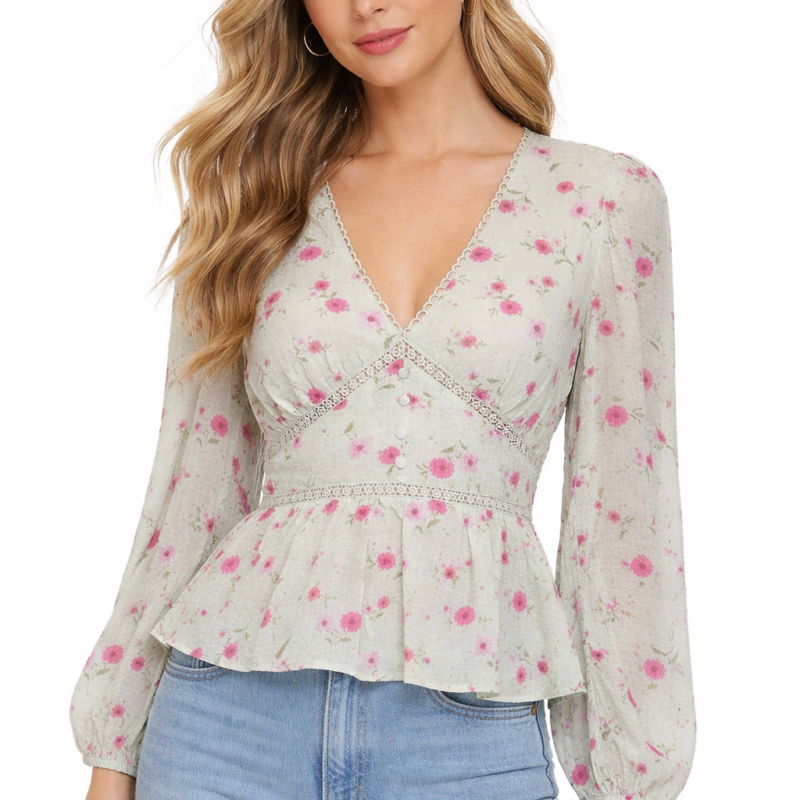 Blusa Floral BLU PEPPER