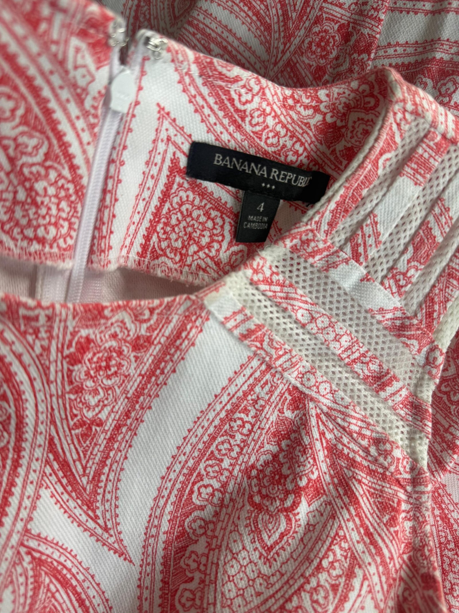 Vestido Estampado Paisley BANANA REPUBLIC - Imagen 5