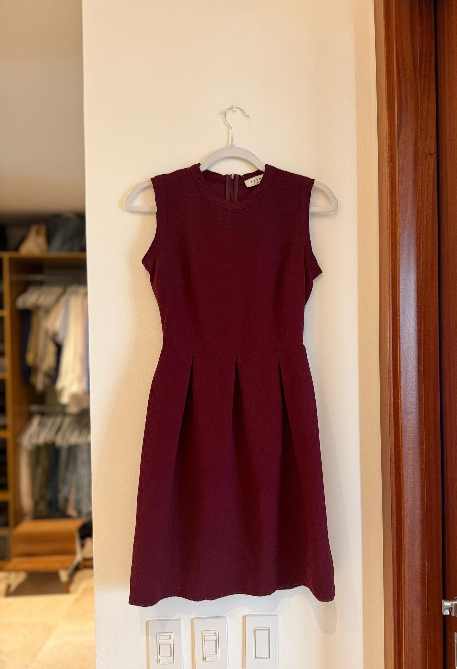 Vestido Vino SANDRO - Imagen 2