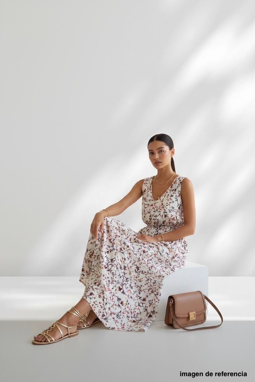 Vestido Floral Midi CYNTHIA ROWLEY