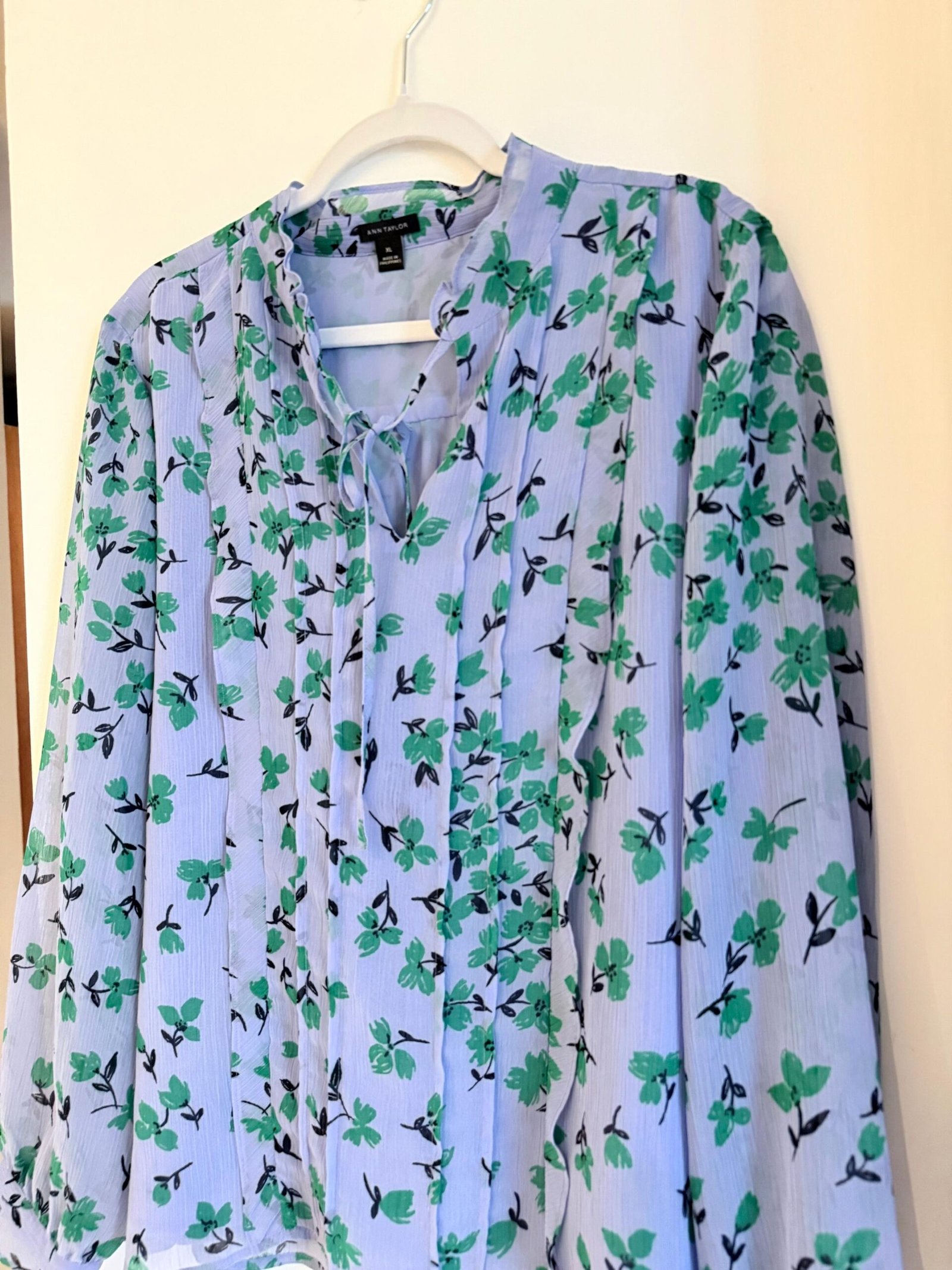Blusa Floral Elegante ANN TAYLOR - Imagen 5