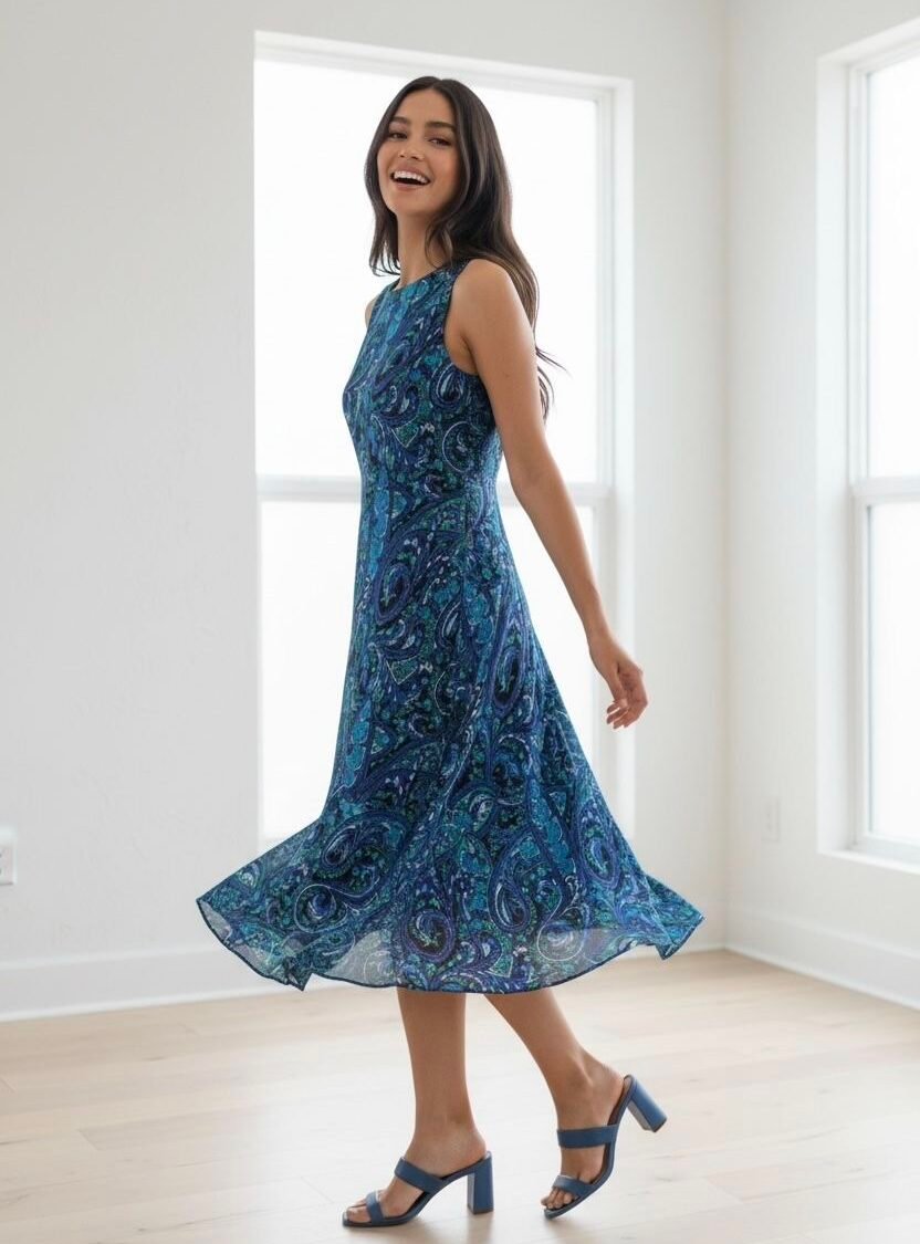Vestido Estampado Paisley CHAPS