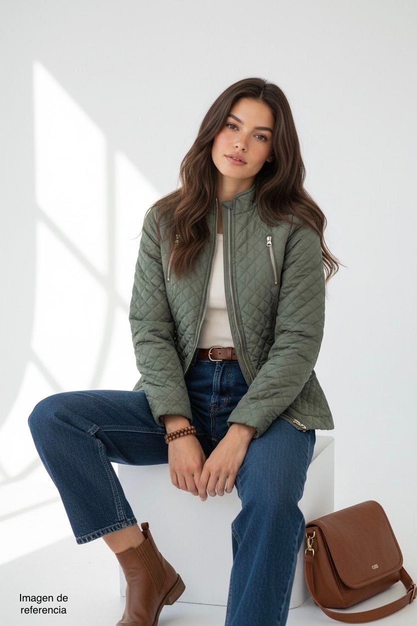 Chaqueta Acolchada Estilo Quilted