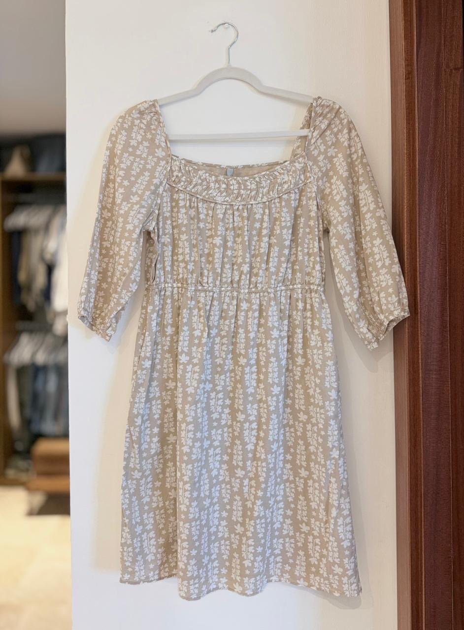 Vestido Floral Beige OLD NAVY - Imagen 2