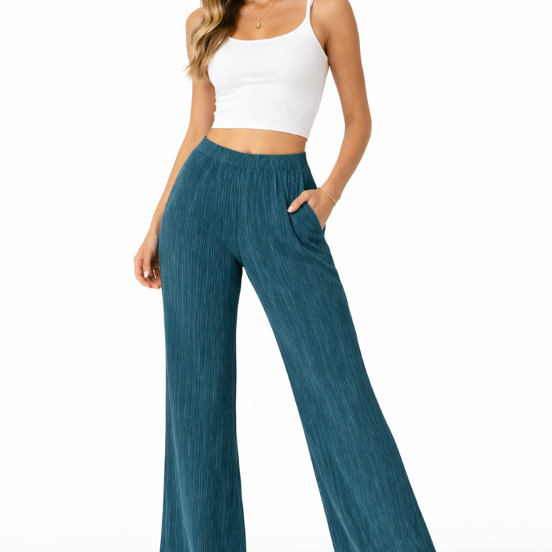 Pantalón Plisado  ZARA