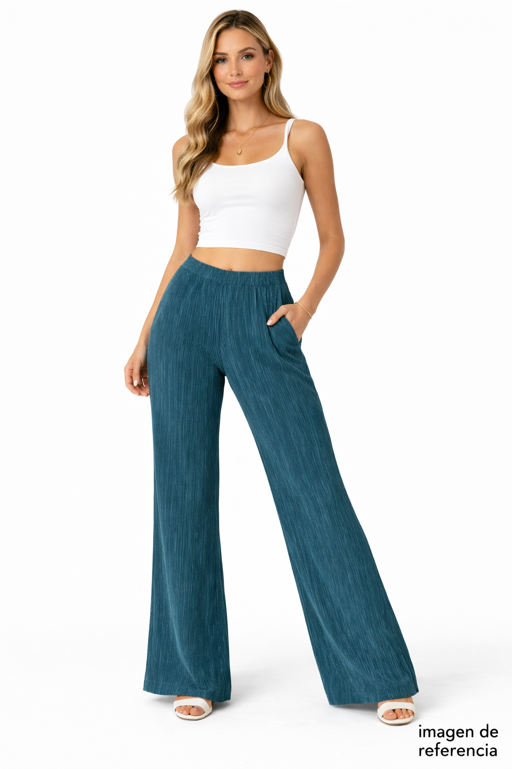 Pantalón Plisado ZARA