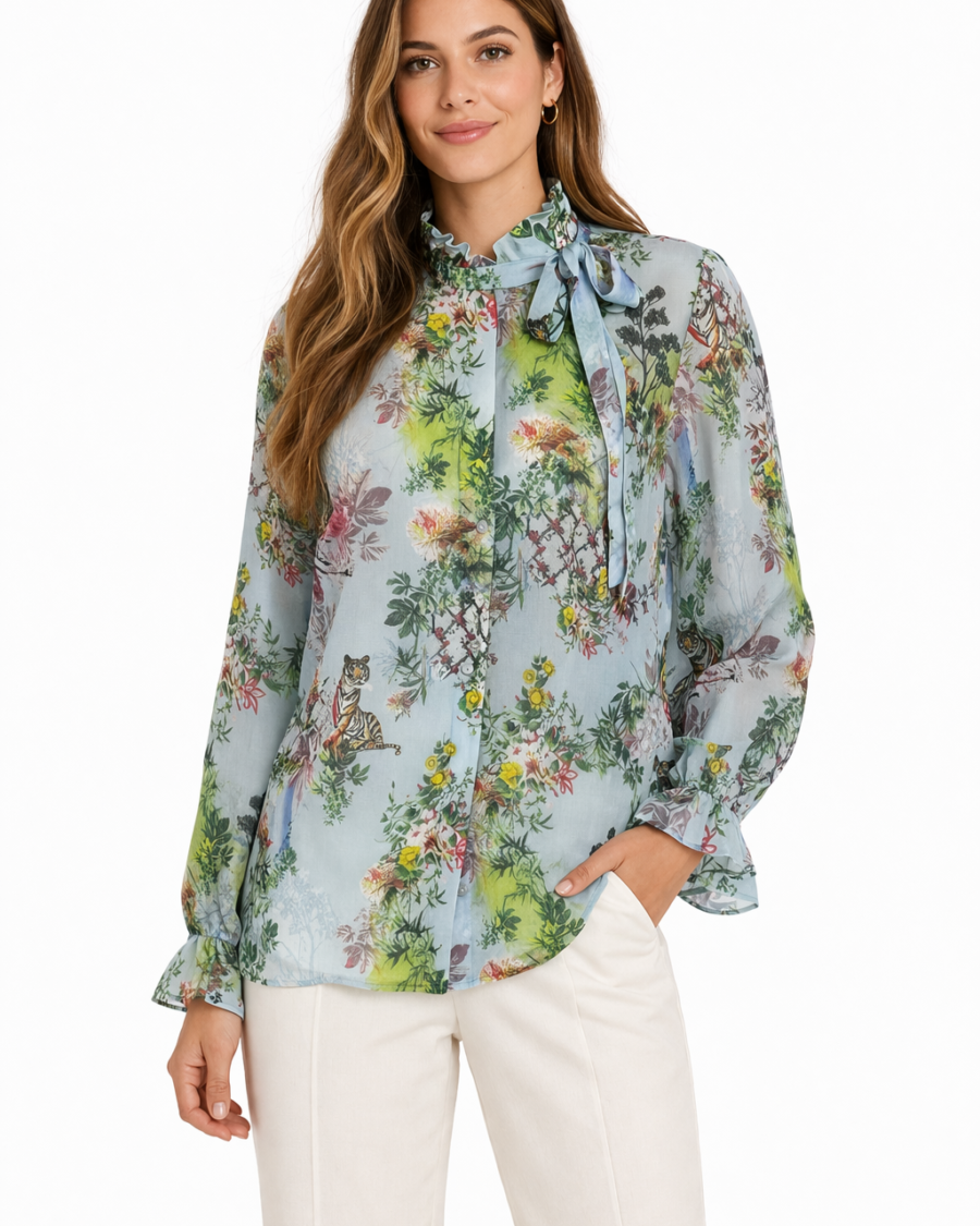 Blusa Floral ASOS