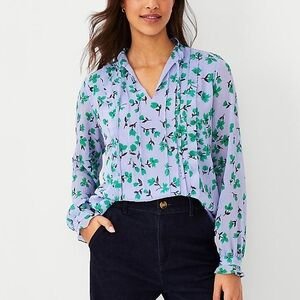 Blusa Floral Elegante ANN TAYLOR