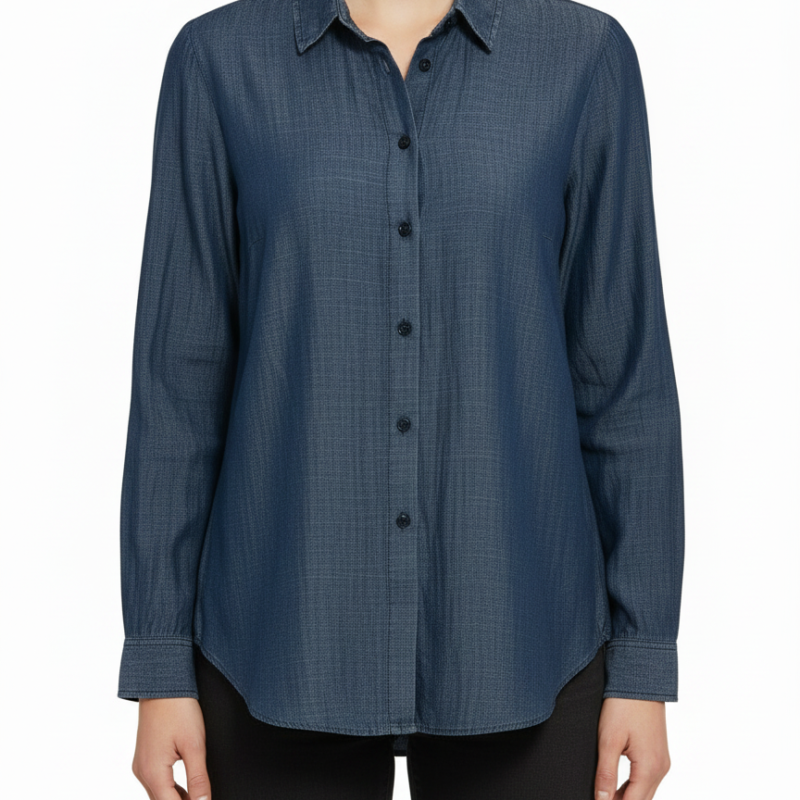 Camisa Denim Azul BANANA REPUBLIC