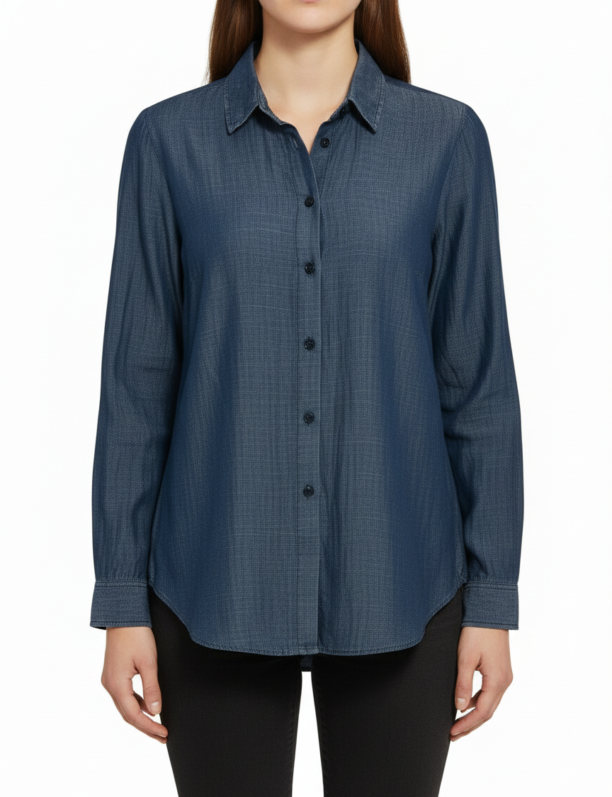 Camisa Denim Azul BANANA REPUBLIC