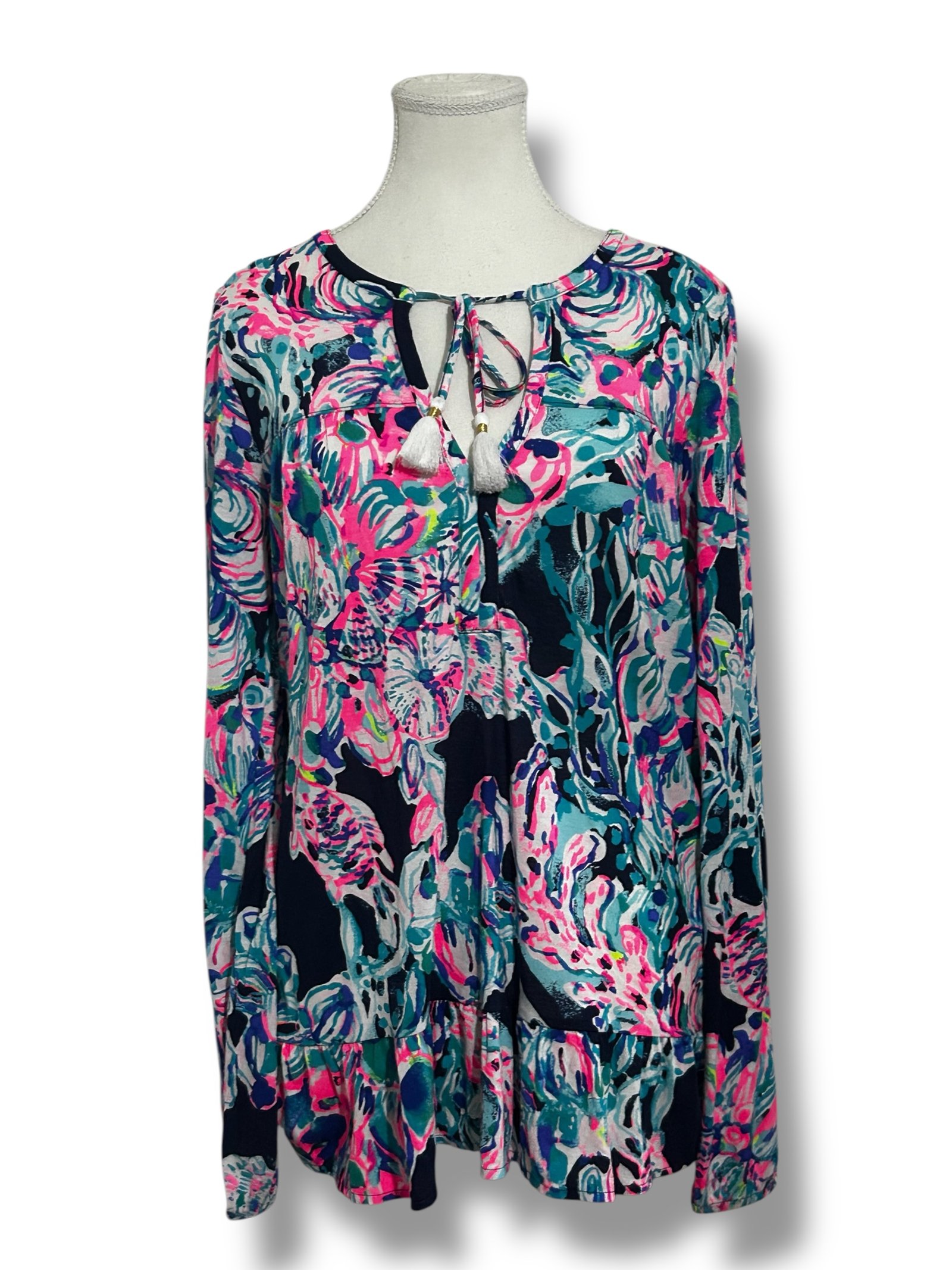 Blusa Estampado Tropical LILLY PULITZER - Imagen 2