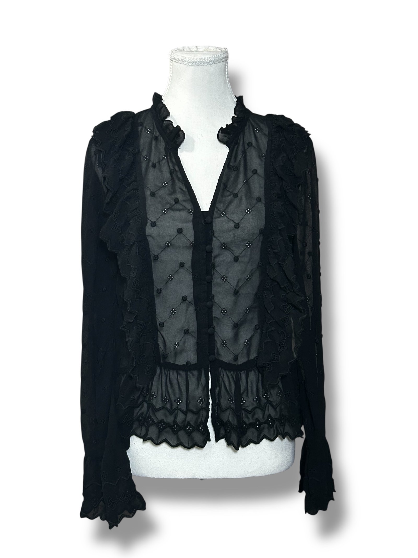 Blusa Transparente Elegante H&M - Imagen 2