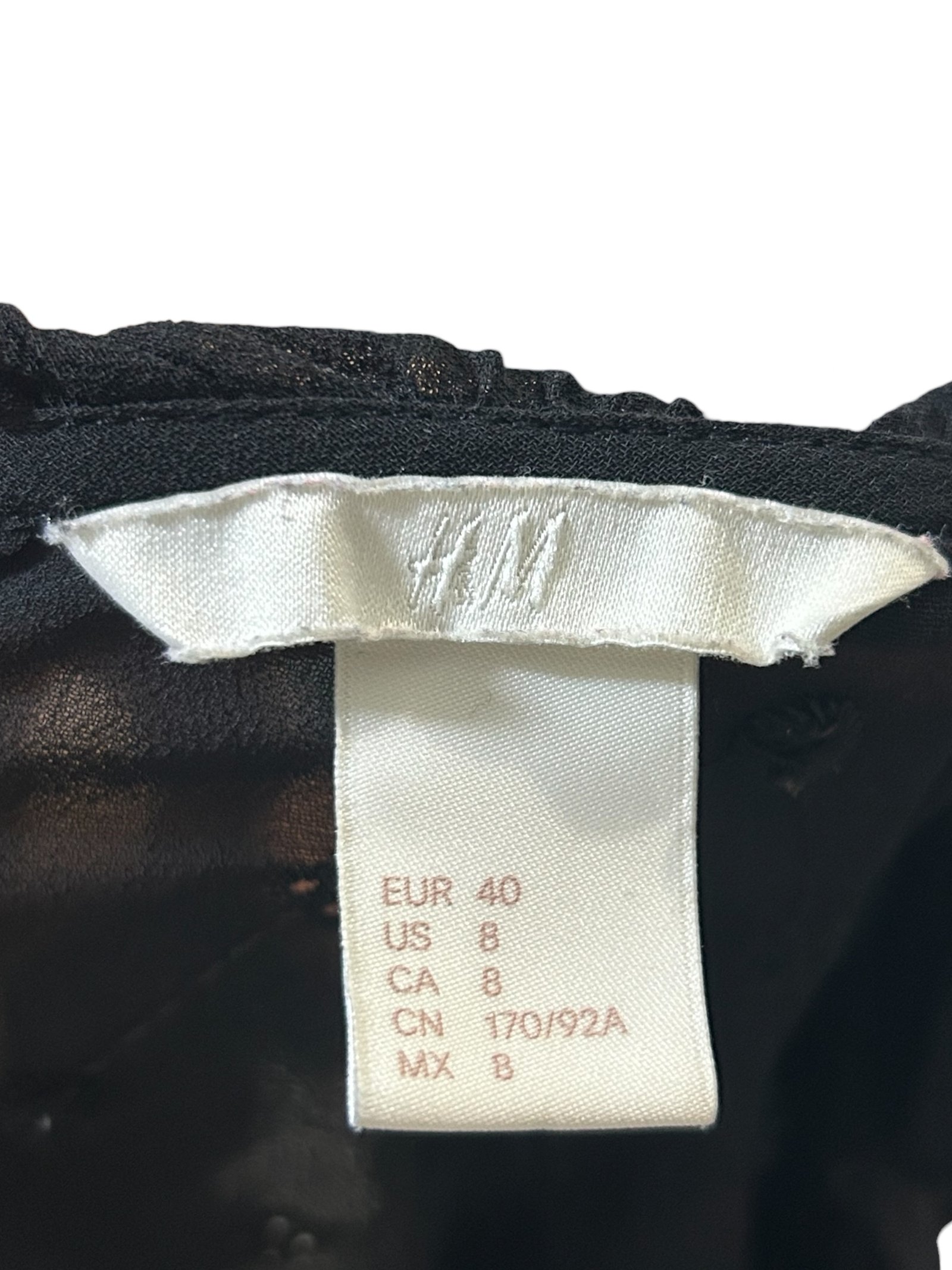 Blusa Transparente Elegante H&M - Imagen 3