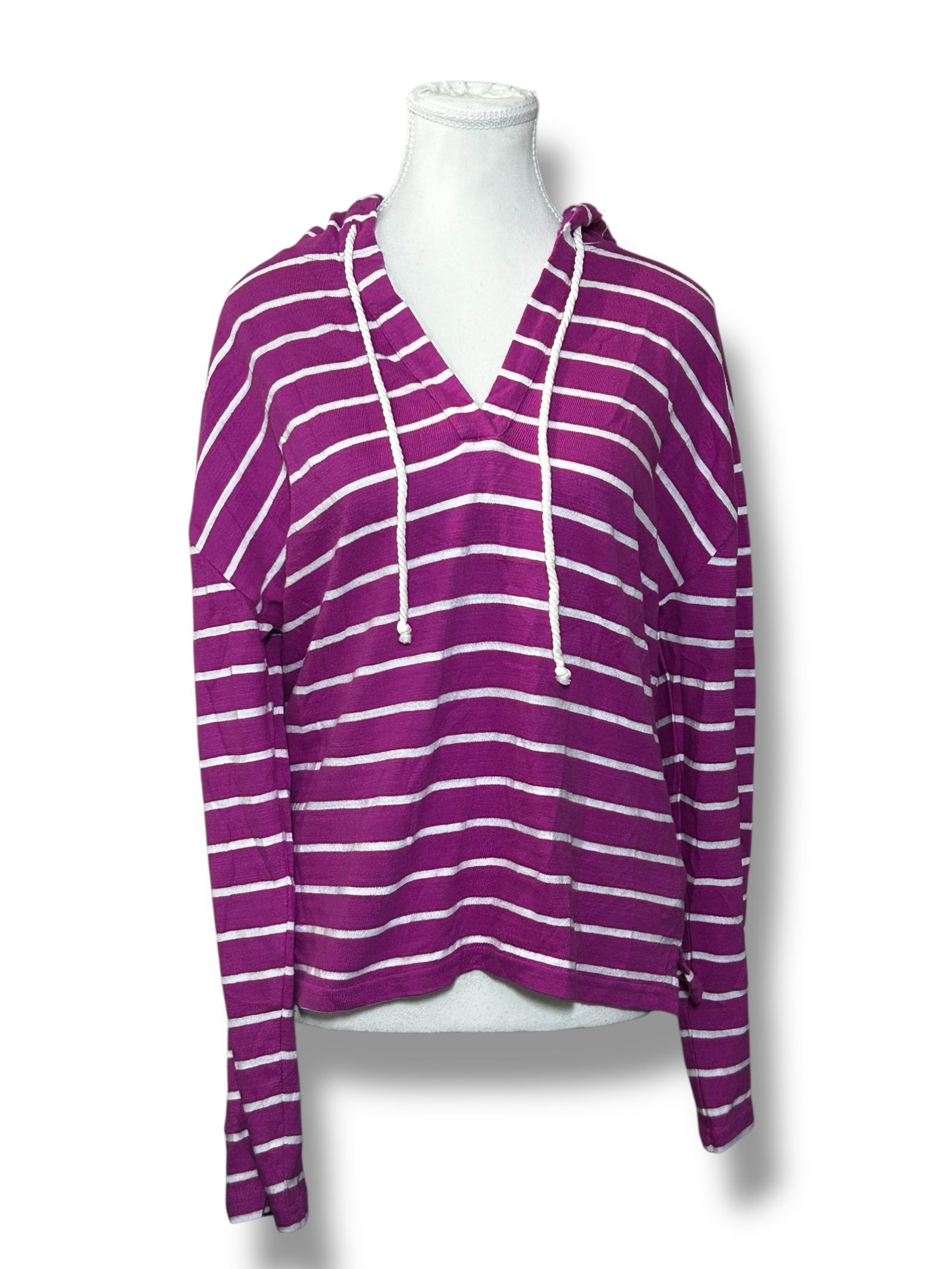 Blusa Hoodie Rayada J.CREW - Imagen 2