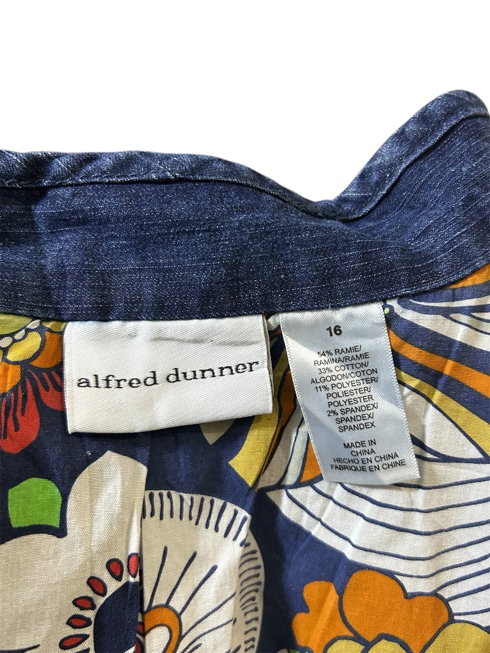 Blusa Bordada Floral ALFRED DUNNER - Imagen 3