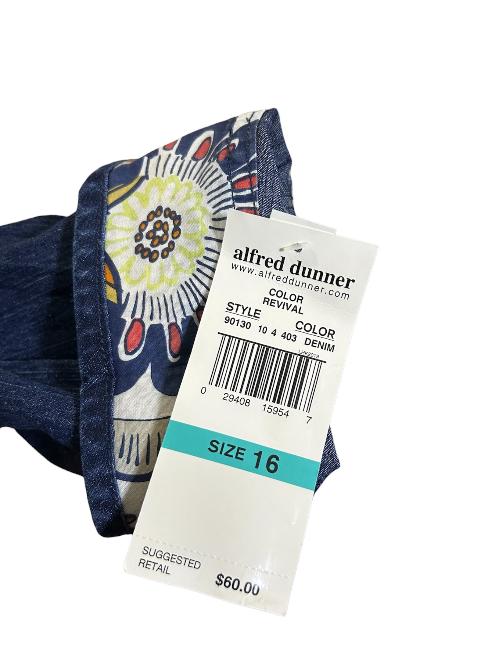 Blusa Bordada Floral ALFRED DUNNER - Imagen 4