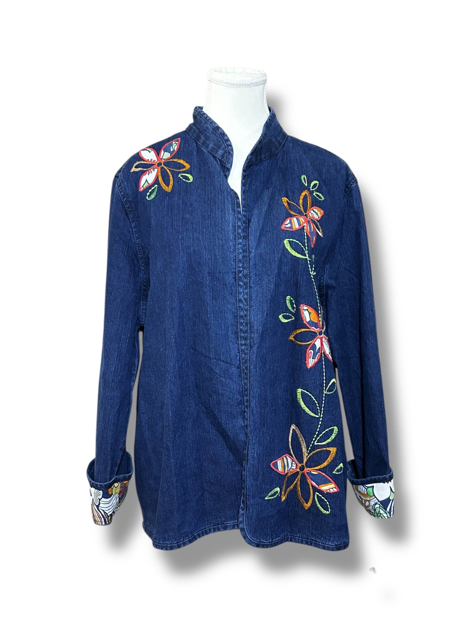 Blusa Bordada Floral ALFRED DUNNER - Imagen 2