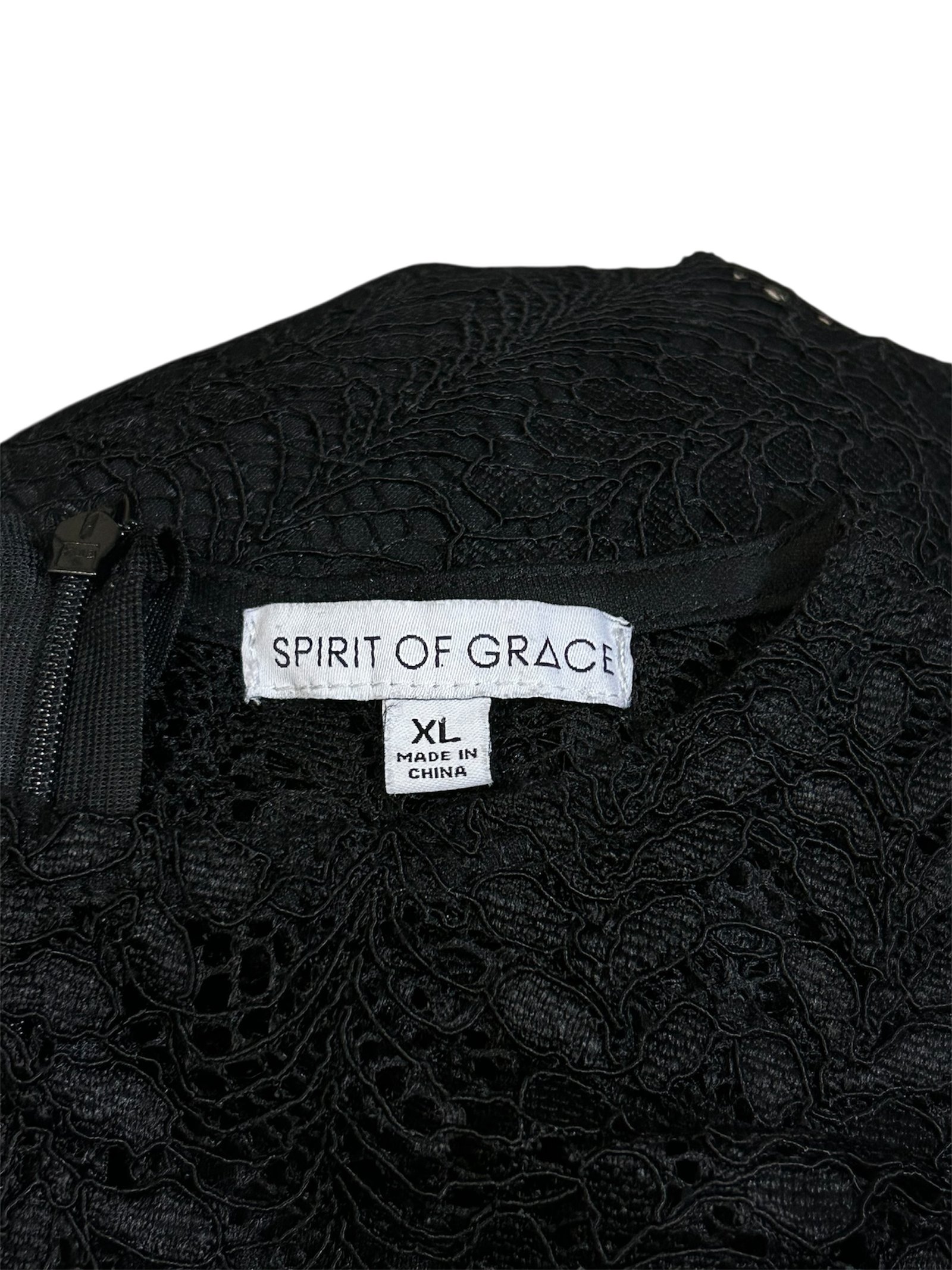 Vestido Negro de Encaje SPIRIT OF GRACE - Imagen 3