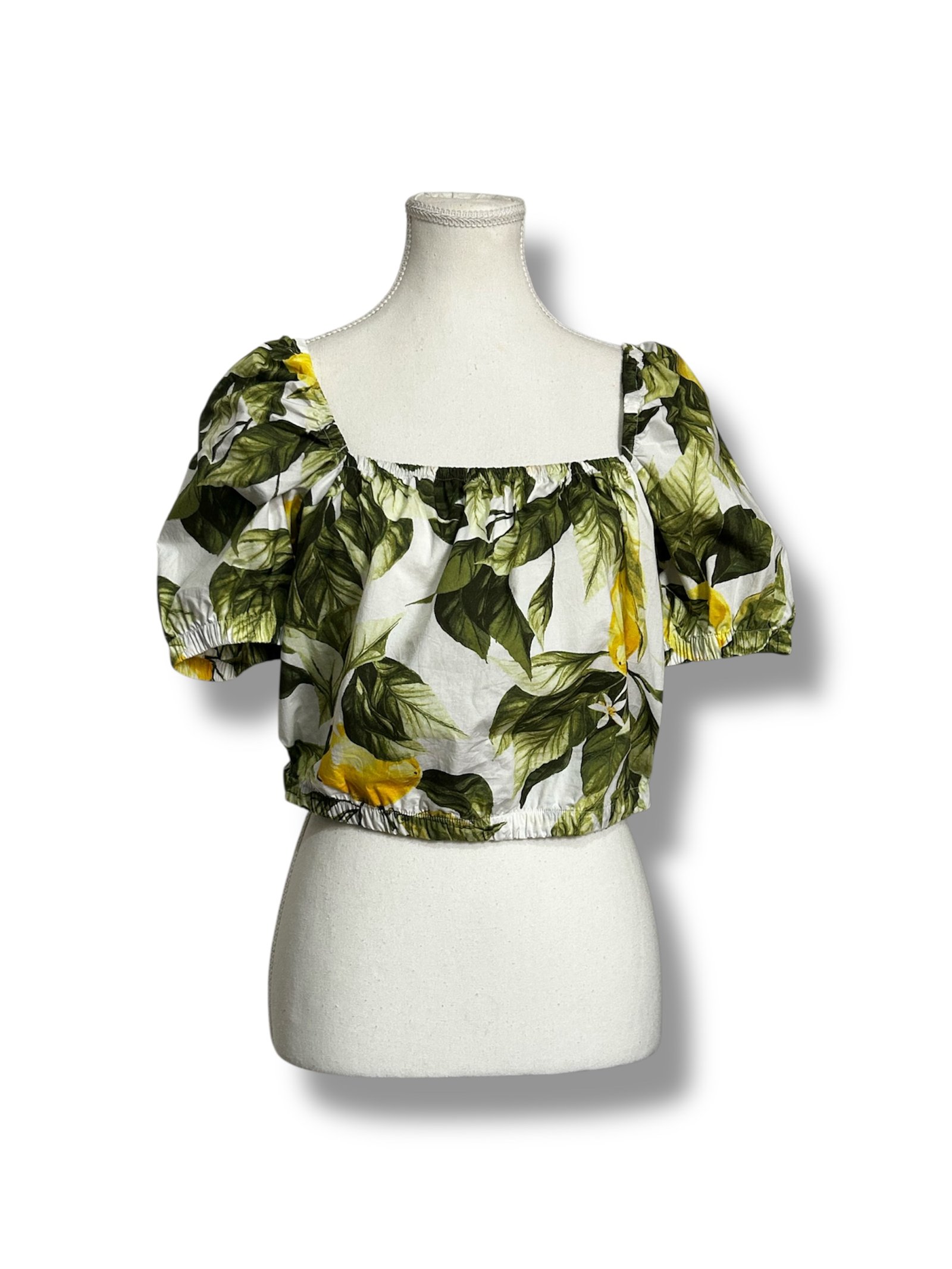 Blusa crop floral H&M - Imagen 2