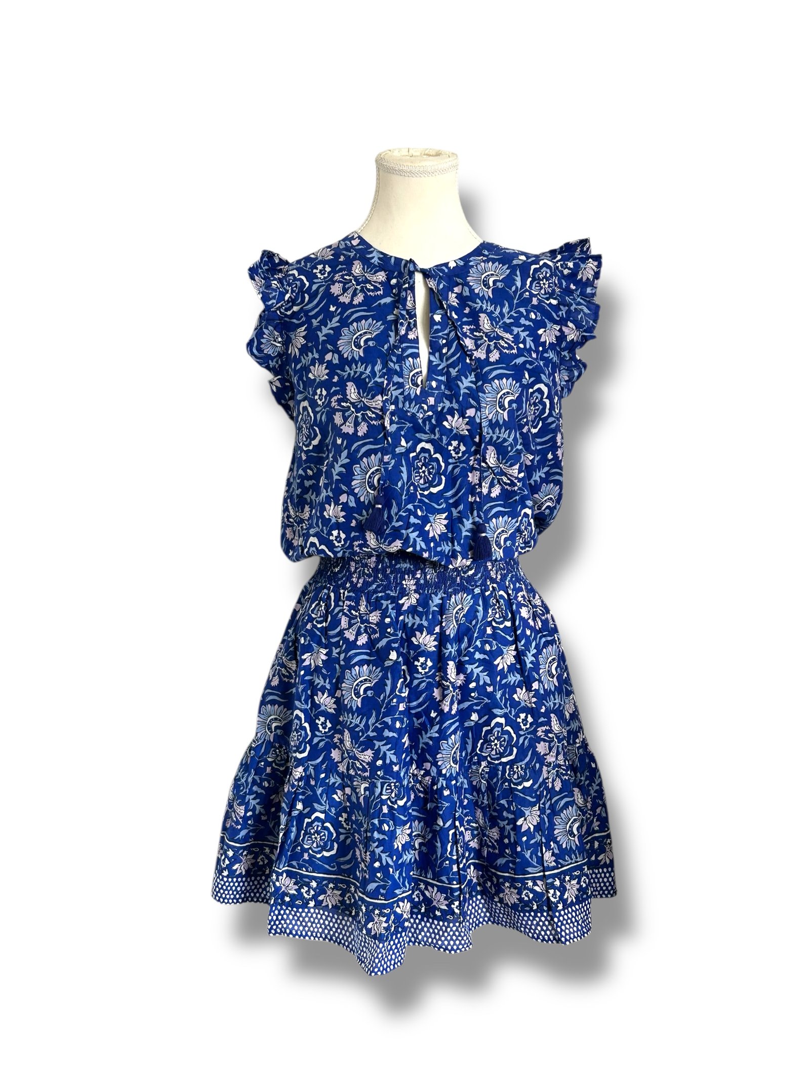 Vestido azul floral VINEYARD VINES - Imagen 2