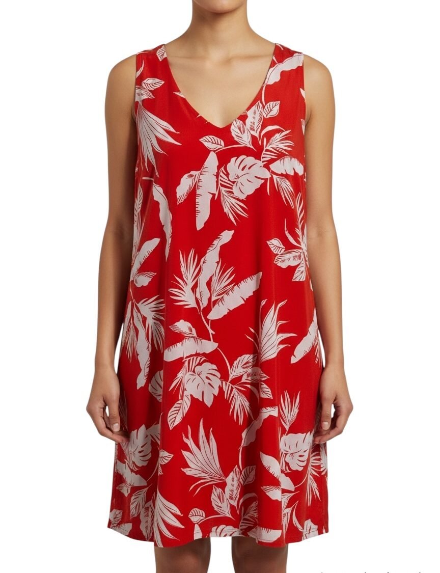 Vestido Tropical Rojo OLD NAVY