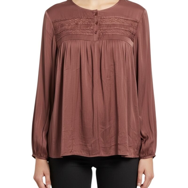 Blusa Fluidal Terracota LC LAUREN CONRAD