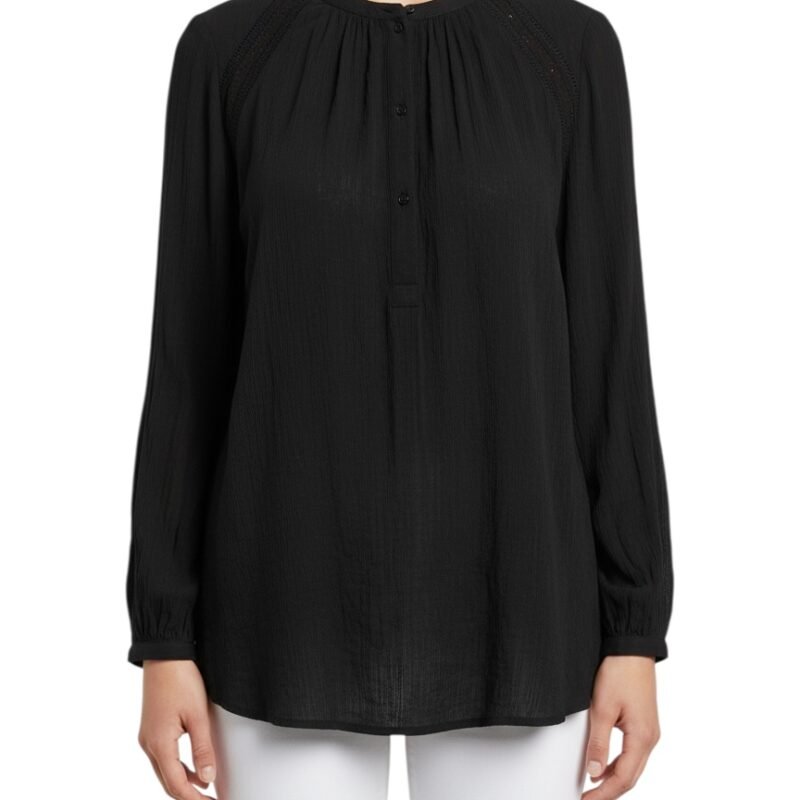 Blusa Negra Fluida UNIVERSAL THREAD