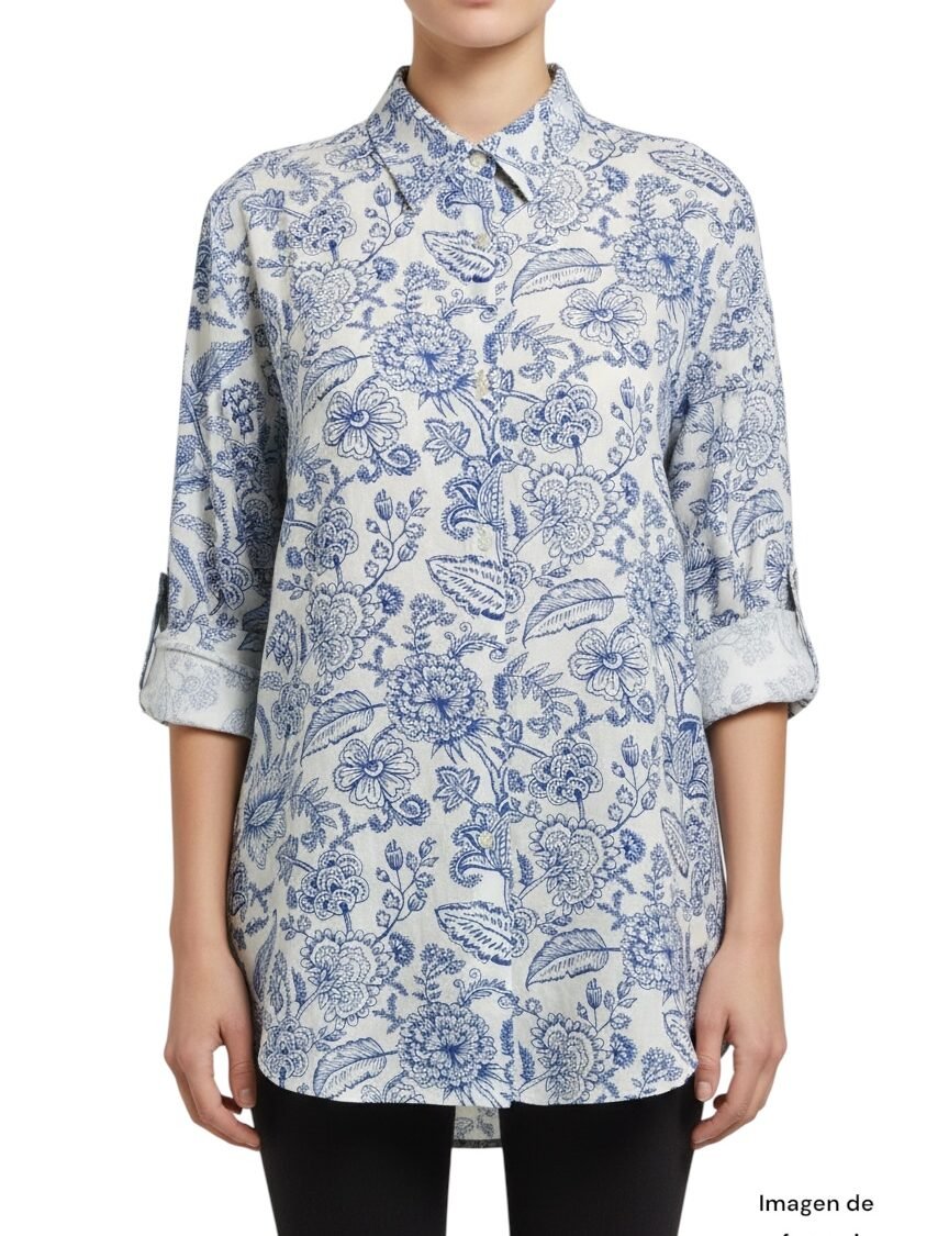 Blusa Floral Azul LULaROE