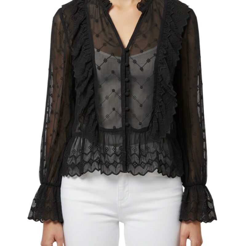 Blusa Transparente Elegante H&M