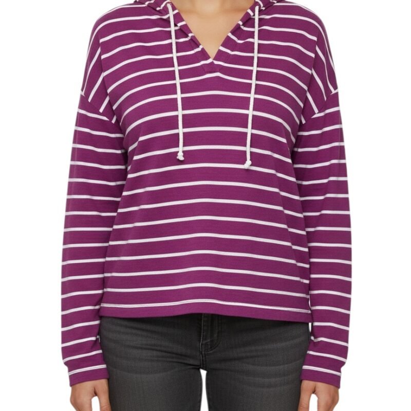 Blusa Hoodie Rayada J.CREW