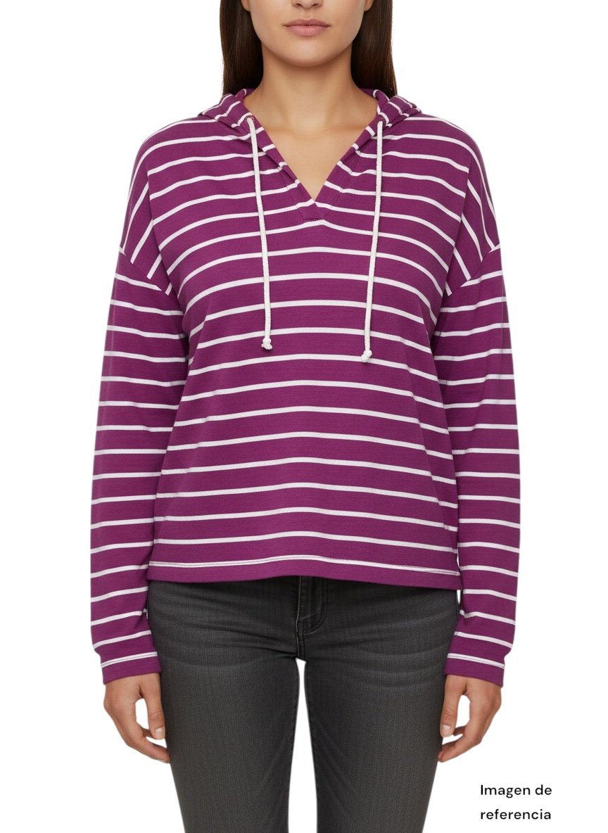 Blusa Hoodie Rayada J.CREW