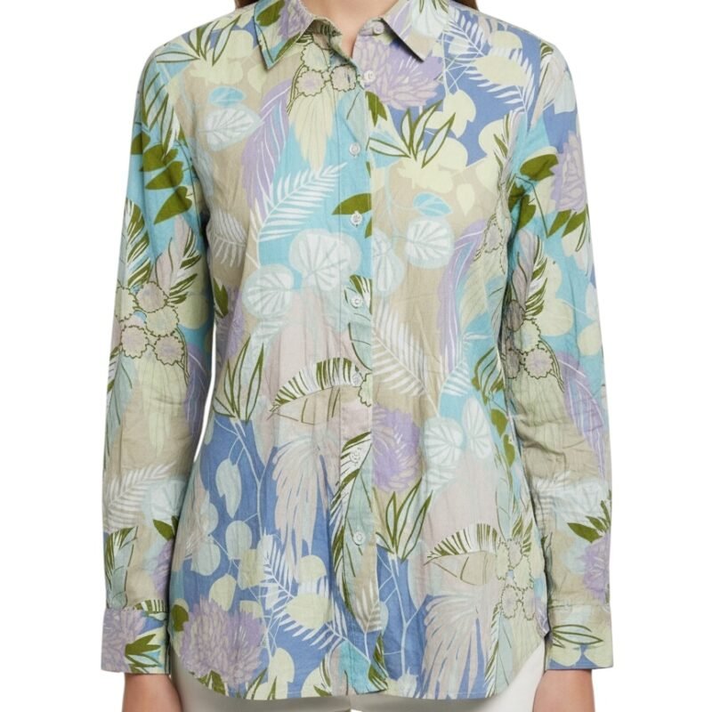 Blusa Tropical Estampada TALBOTS PETITE