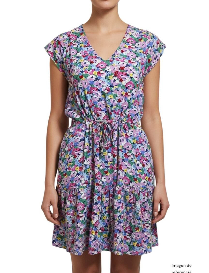 Vestido Floral Multicolor GAP