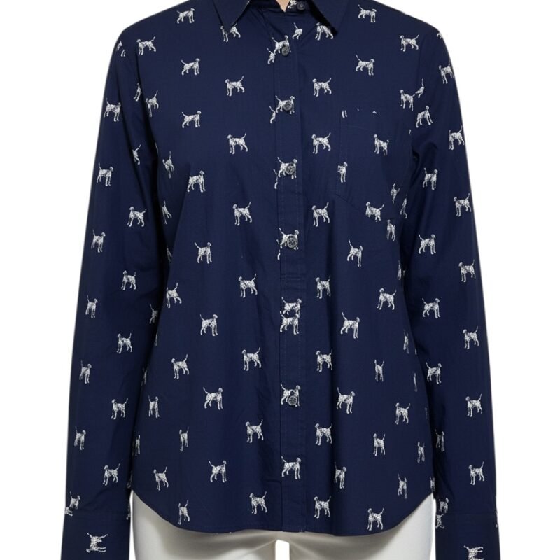 Camisa Azul Estampado J.CREW