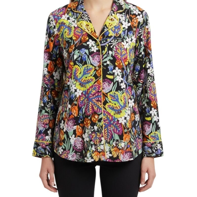 Blusa estampada multicolor ANTHROPOLOGIE