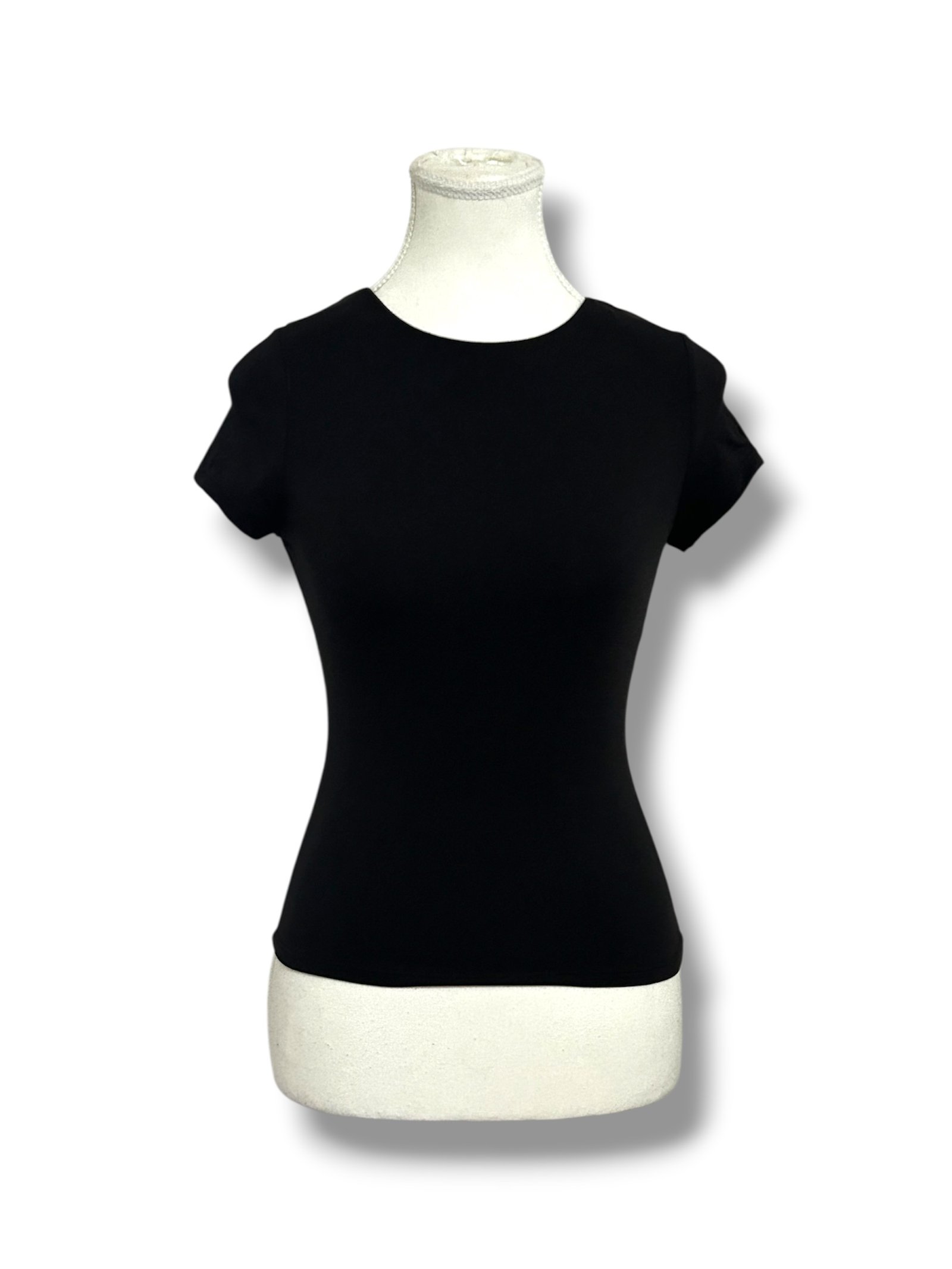 Blusa Negra Ajustada QINSEN - Imagen 2