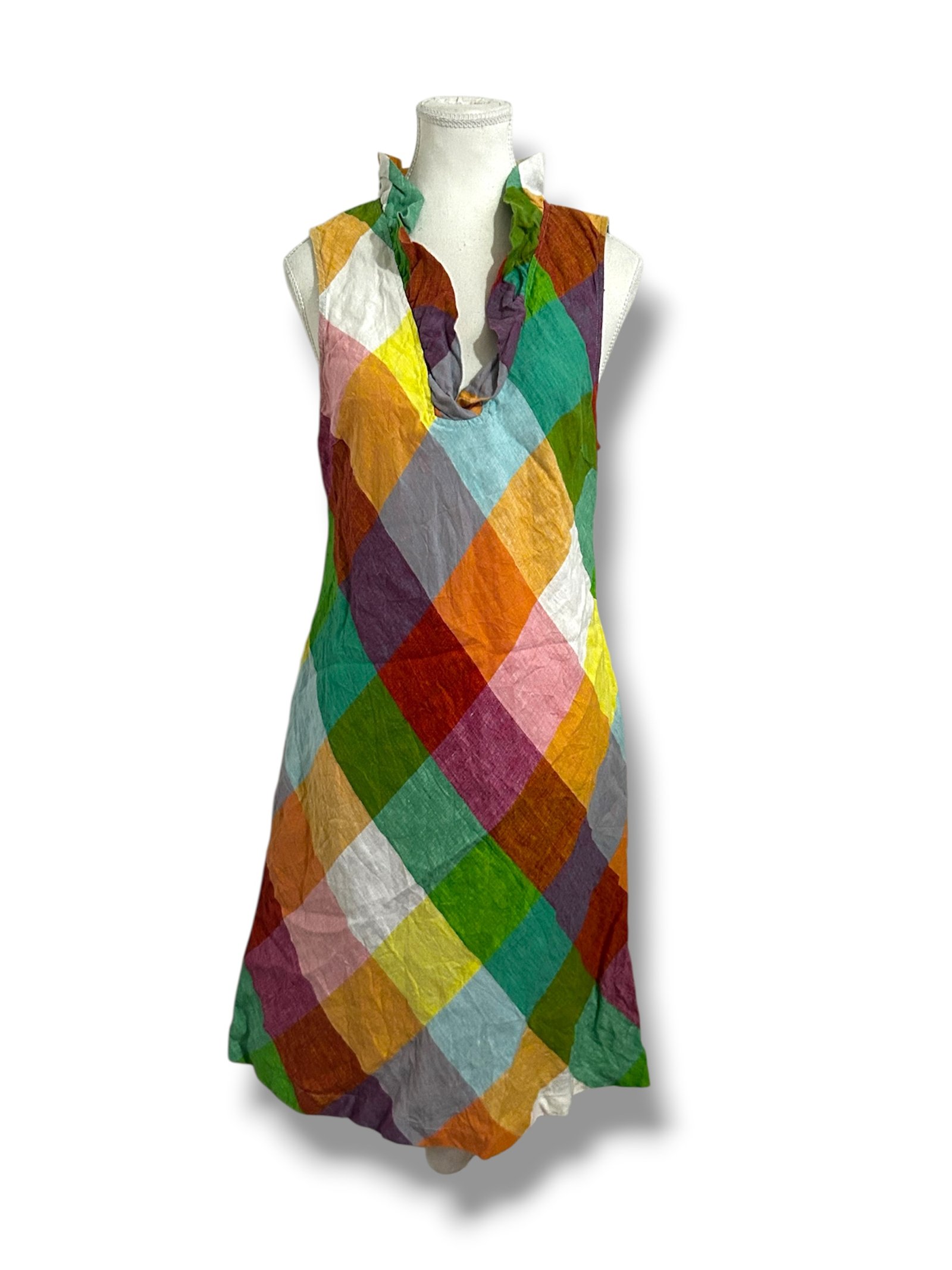 Vestido Estampado Multicolor CROWN & IVY - Imagen 2