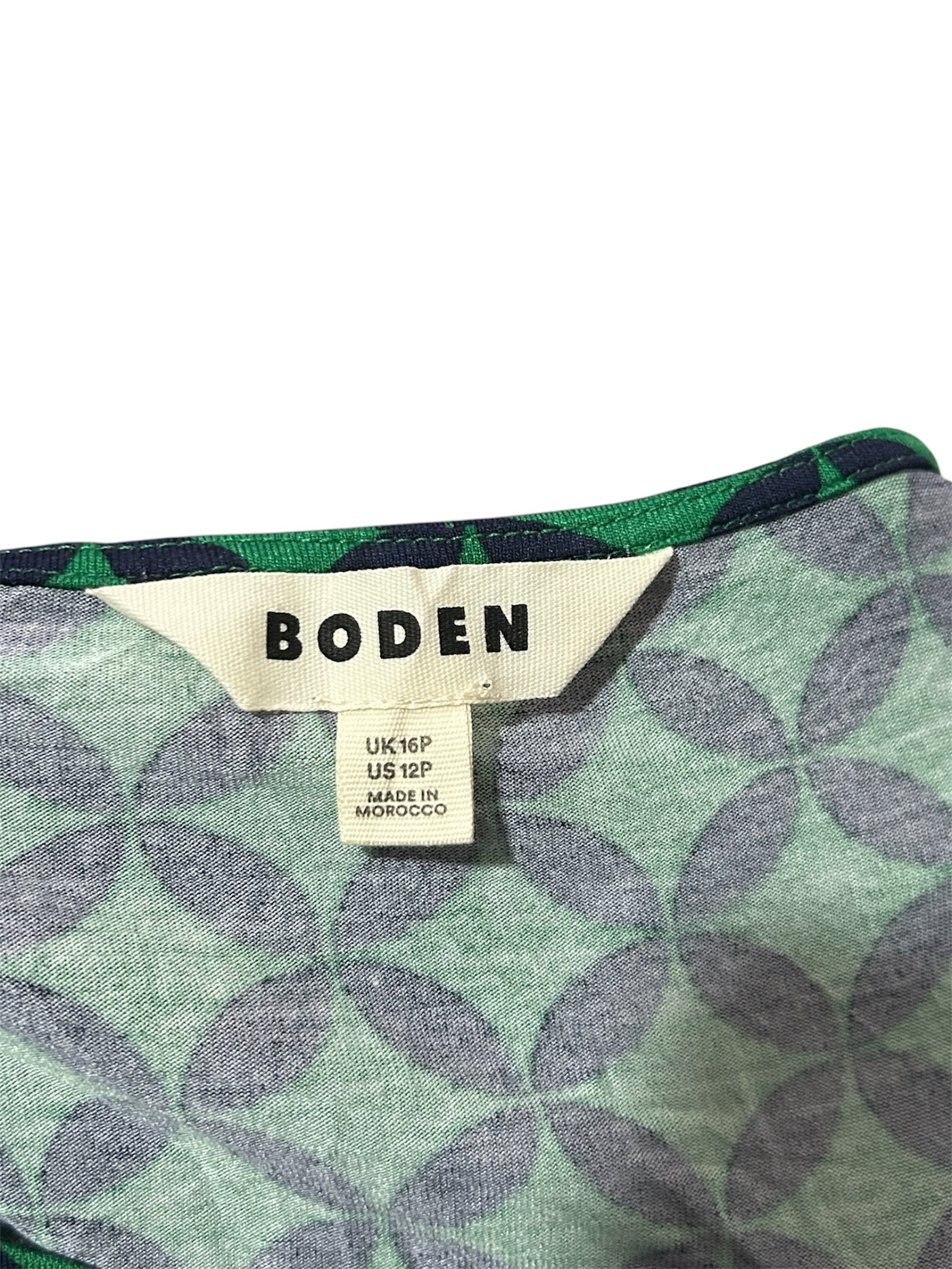 Vestido Estampado Geométrico BODEN - Imagen 3