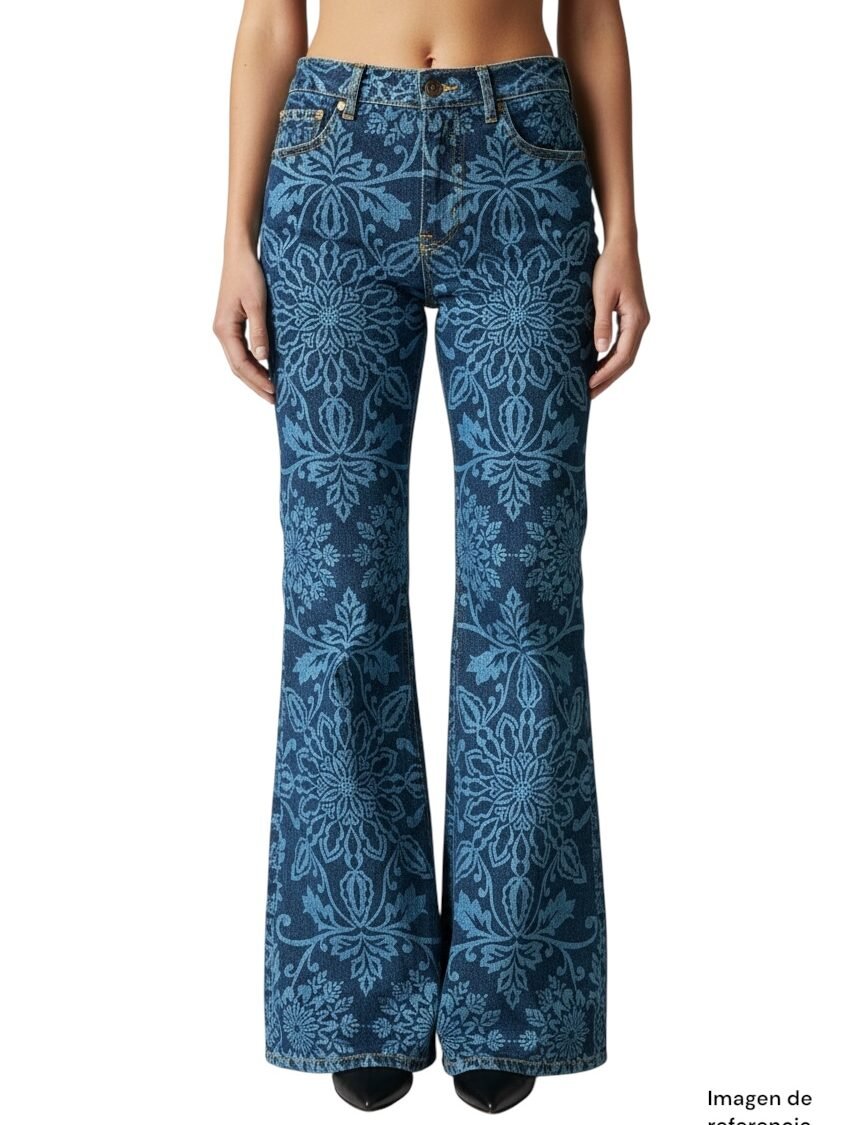 Jean flare estampado floral JOHNNY WAS
