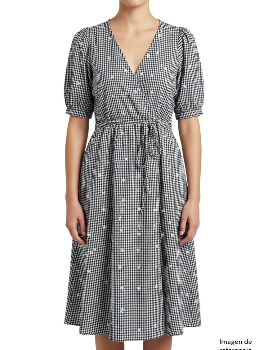 Vestido cuadros gingham MADEWELL