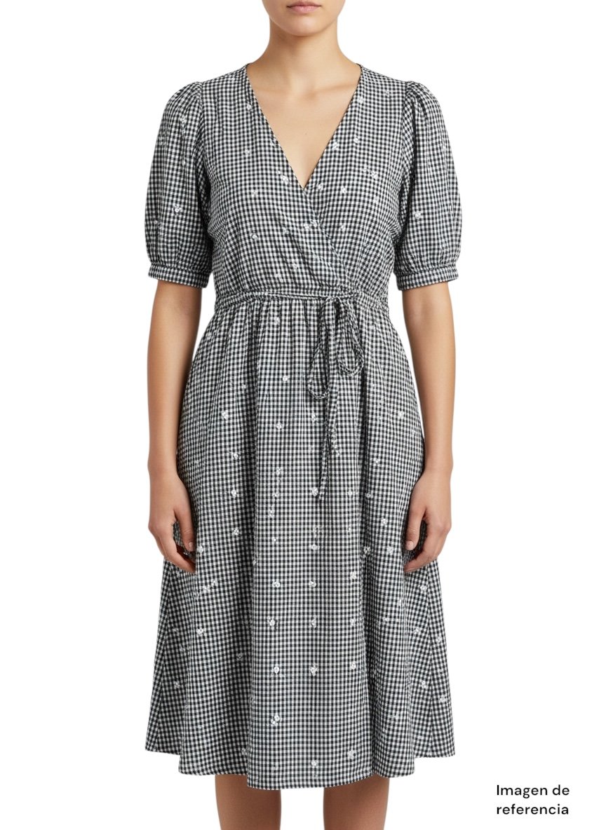 Vestido cuadros gingham MADEWELL