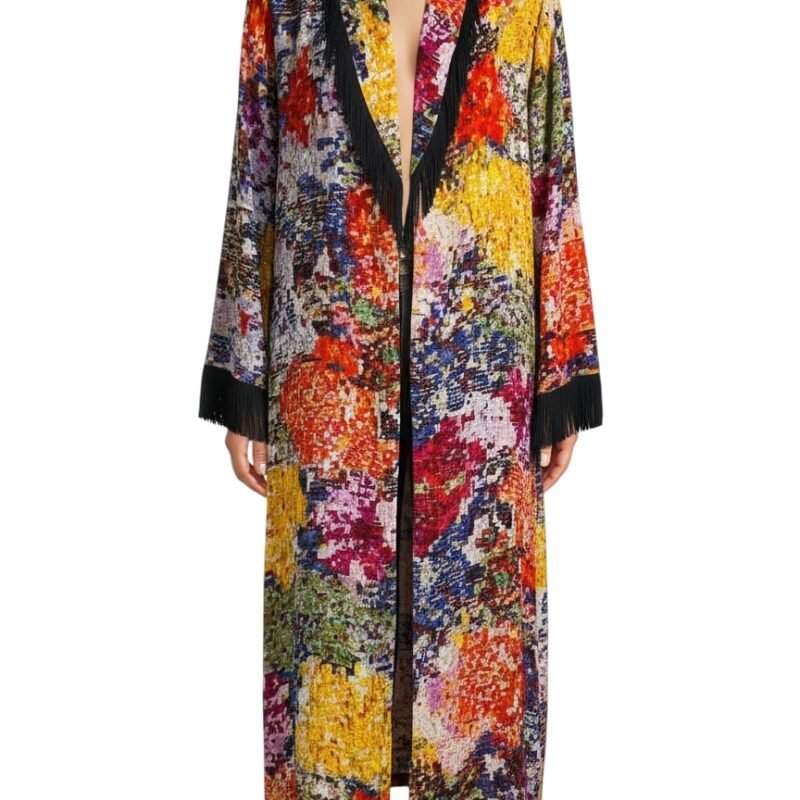 Fringe Poncho KIRSTIN LAMB X ANTHROPOLOGIE